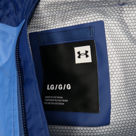 Under Armour Cloudstrike Shell Jacket 1350954 404 Indigo Blue - Picture 12 of 15